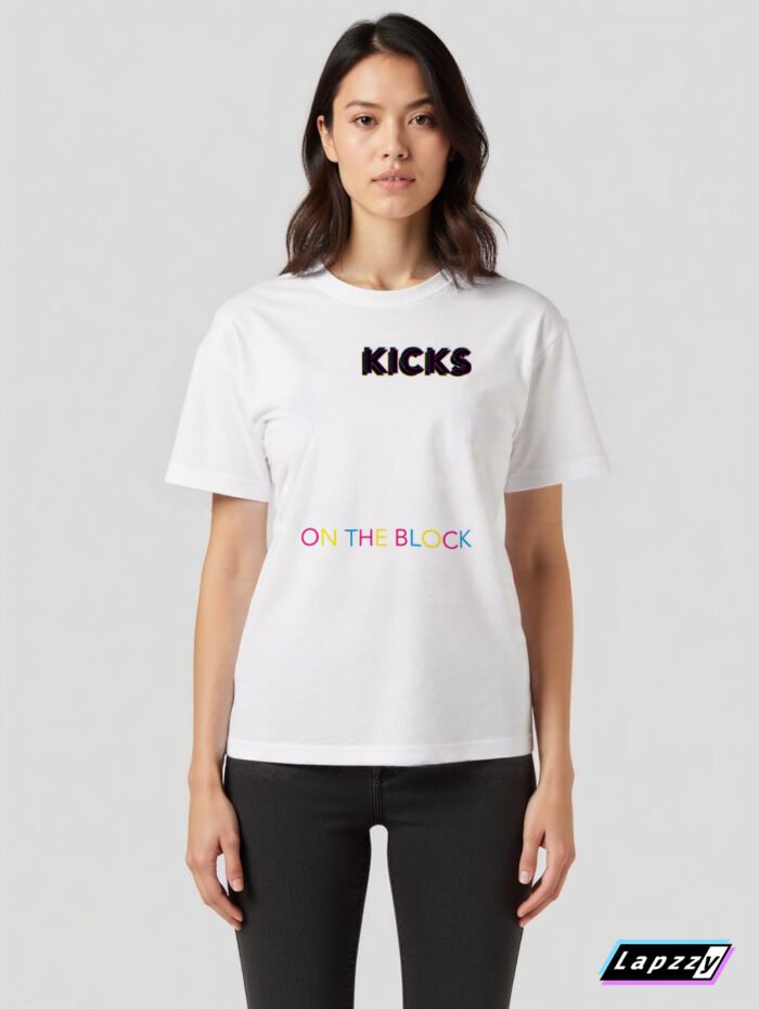 New Kicks Shoes Unisex White Tee
