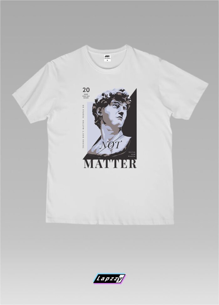 Not Matter David Unisex White Tee