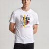 Off The Wall Skater Unisex White Tee