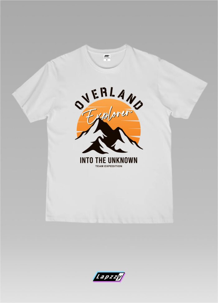 Overland Unisex White Tee