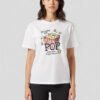 Popcorn Playful Unisex White Tee