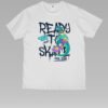Ready Skate Dino Unisex White Tee