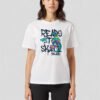 Ready Skate Dino Unisex White Tee