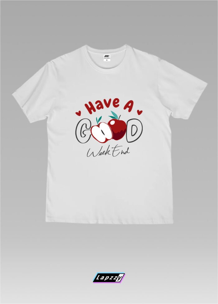 Apple Chill Unisex White Tee