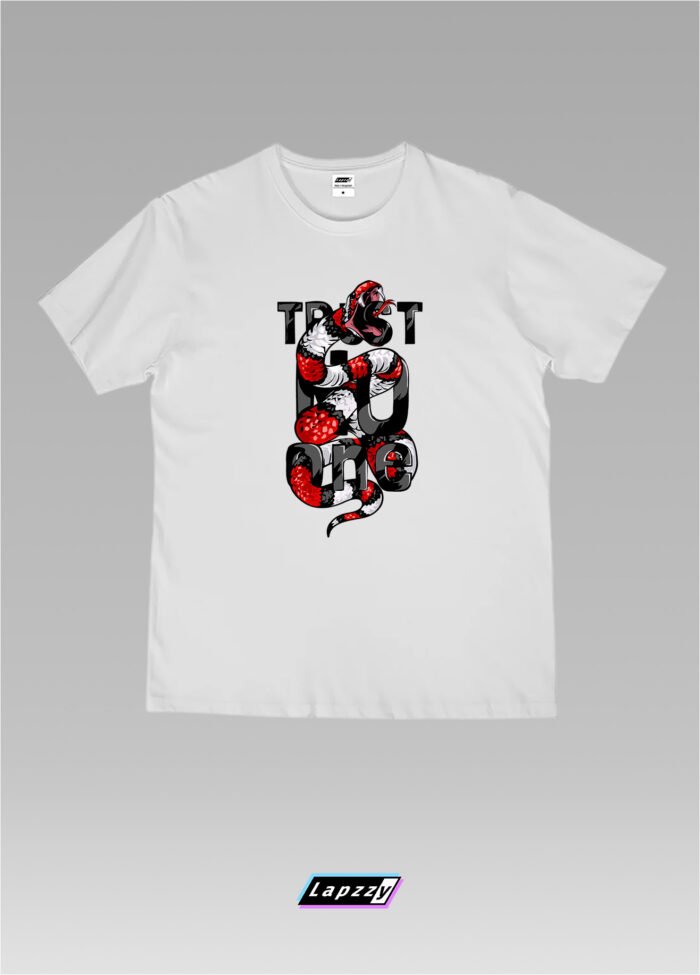 Snake Unisex White Tee