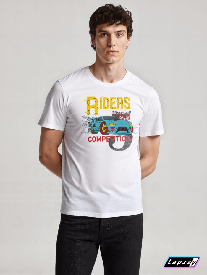 Riders Unisex White Tee
