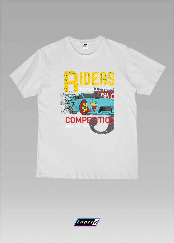 Riders Unisex White Tee