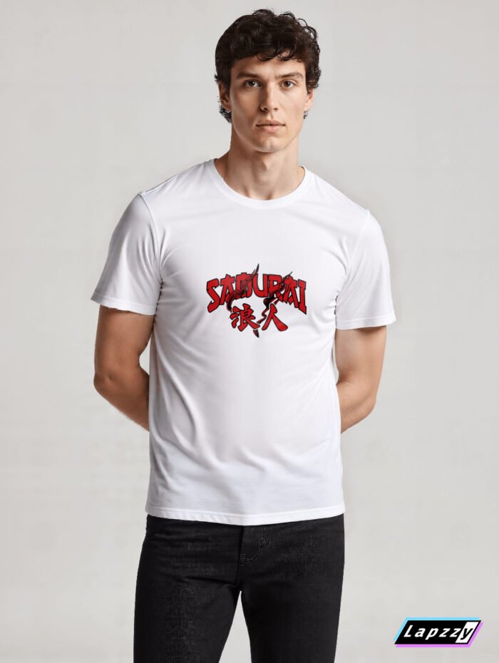 Ronin Samurai Logo Unisex White Tee