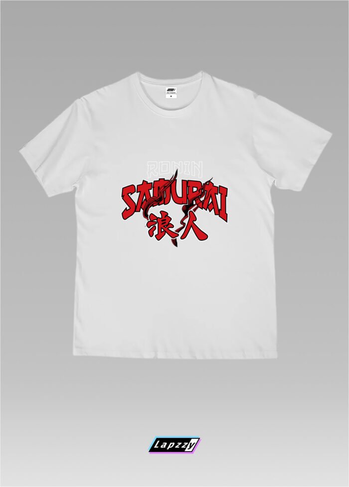 Ronin Samurai Logo Unisex White Tee