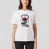 Rose And Sword Unisex White Tee
