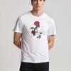 Roses Unisex White Tee
