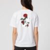Roses Unisex White Tee