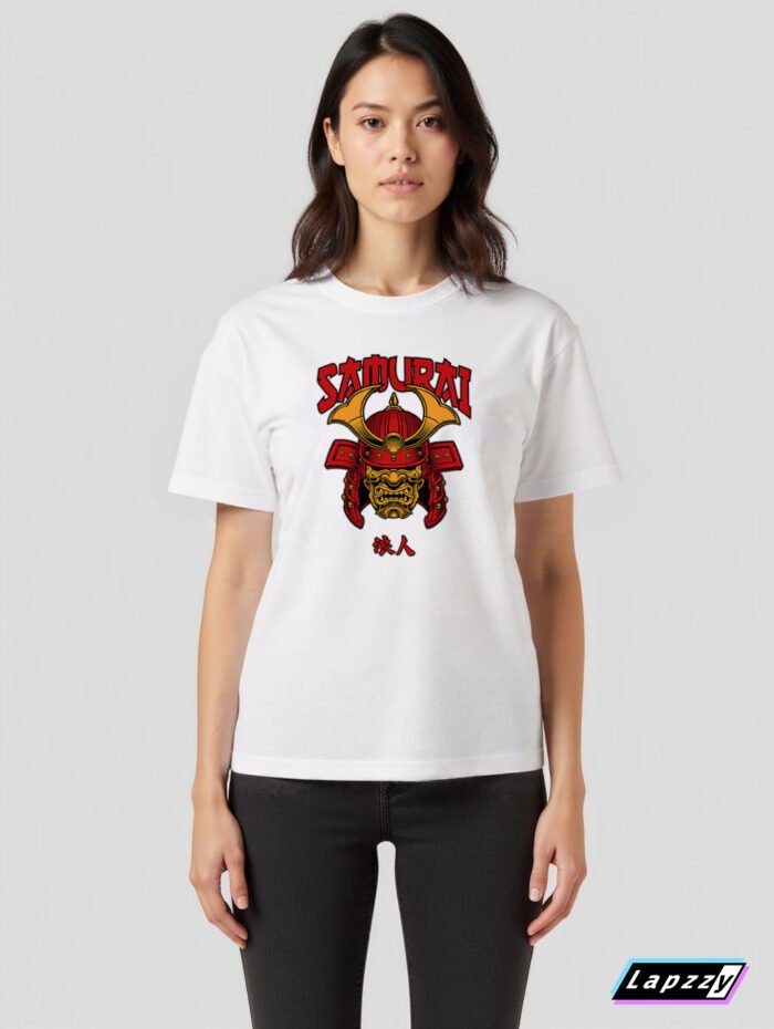 Samurai Ronin Unisex White Tee