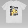 Scooter Riding Unisex White Tee