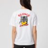 Slience Dont Talk Unisex White Tee