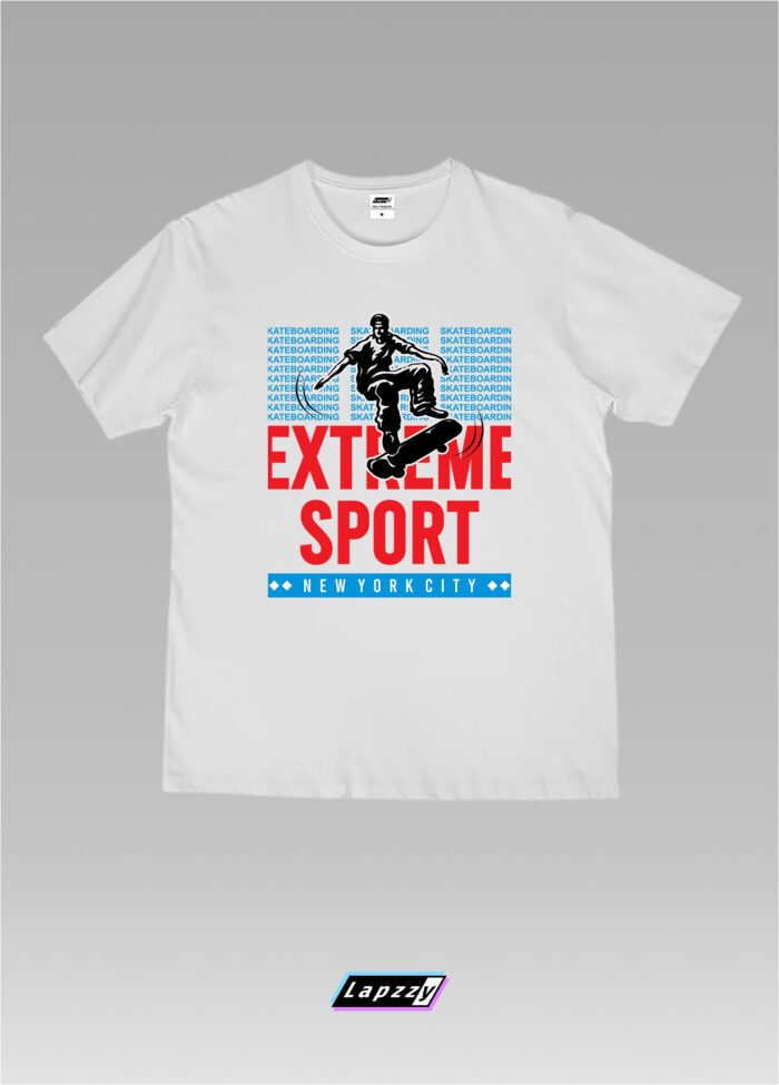 Stakeboarding Unisex White Tee