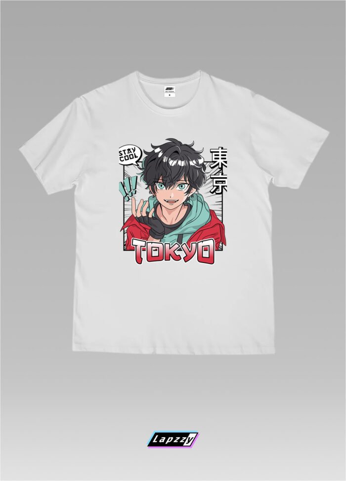 Stay Cool Tokyo Unisex White Tee