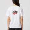 Stay Together Paper Clip Unisex White Tee