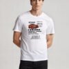 Street Race Car Unisex White Tee