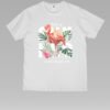 Summer Chill Crane Unisex White Tee