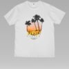 Sunset Cabana Chill Unisex White Tee