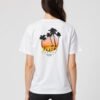 Sunset Cabana Chill Unisex White Tee