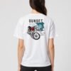 Sunset Riding Unisex White Tee