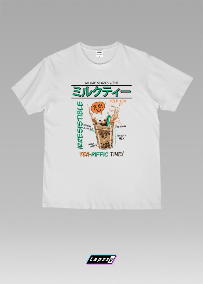 Tea Riffic Time Unisex White Tee