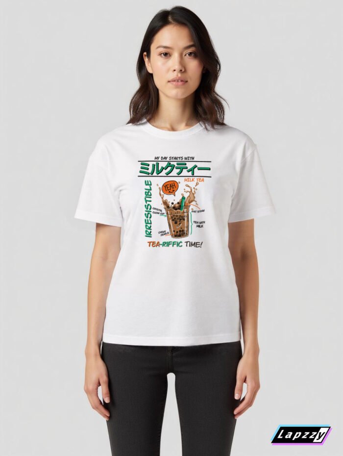 Tea Riffic Time Unisex White Tee