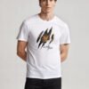 Tiger Claw Unisex White Tee