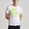 Train Hard Unisex White Tee