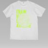 Train Hard Unisex White Tee