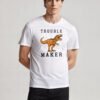 Troble Maker 96 Unisex White Tee