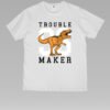 Troble Maker 96 Unisex White Tee