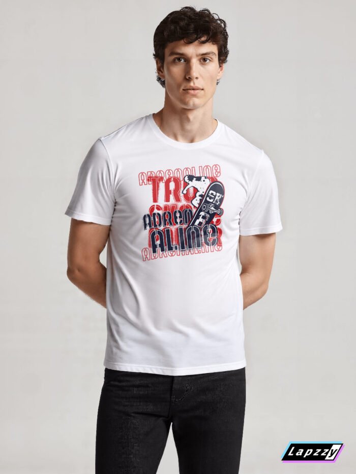 True Skate Unisex White Tee