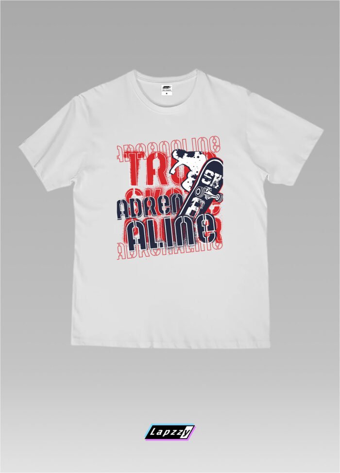 True Skate Unisex White Tee