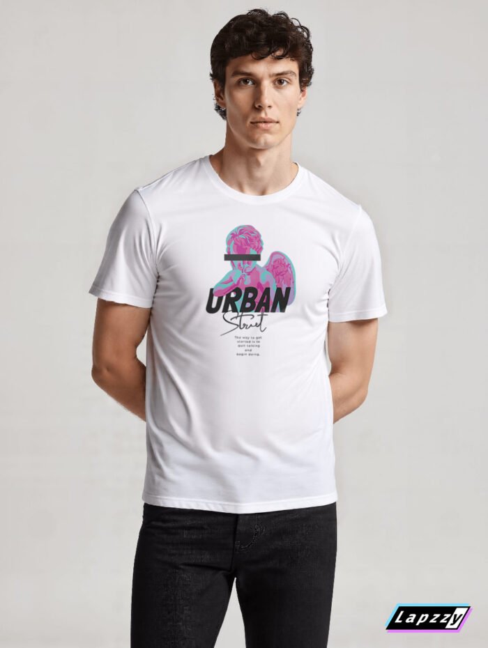 Urban Style Cupid Unisex White Tee