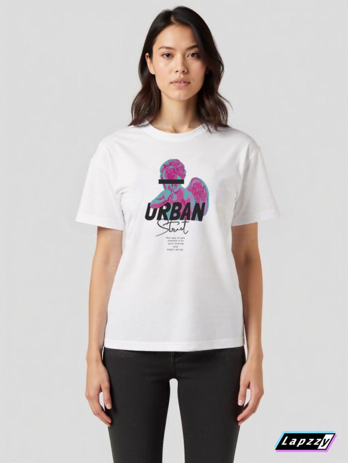 Urban Style Cupid Unisex White Tee