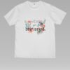 Wear Your Confidence Flowers Unisex White Tee