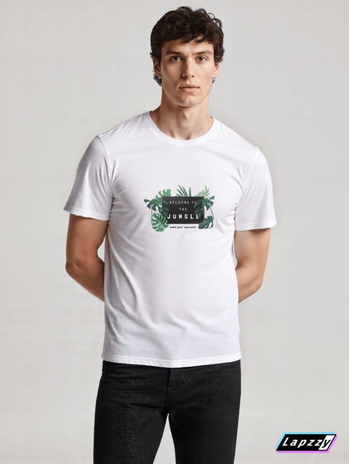 Welcome To The Jungle Unisex White Tee