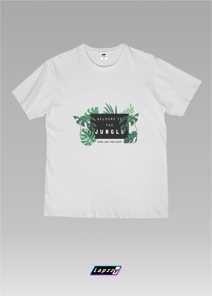 Welcome To The Jungle Unisex White Tee