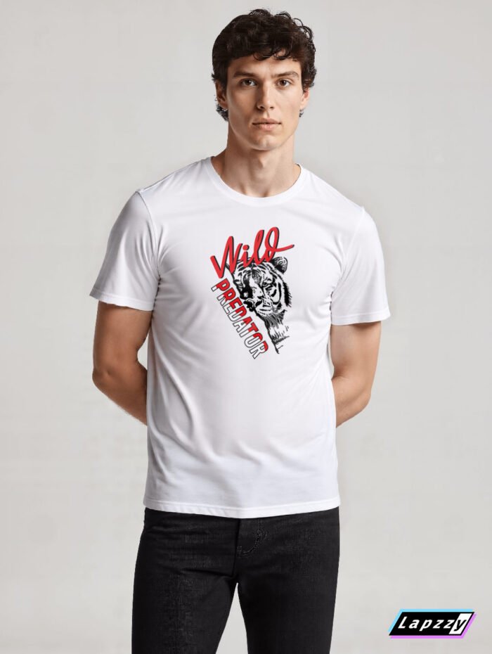 Wild Predator Unisex White Tee