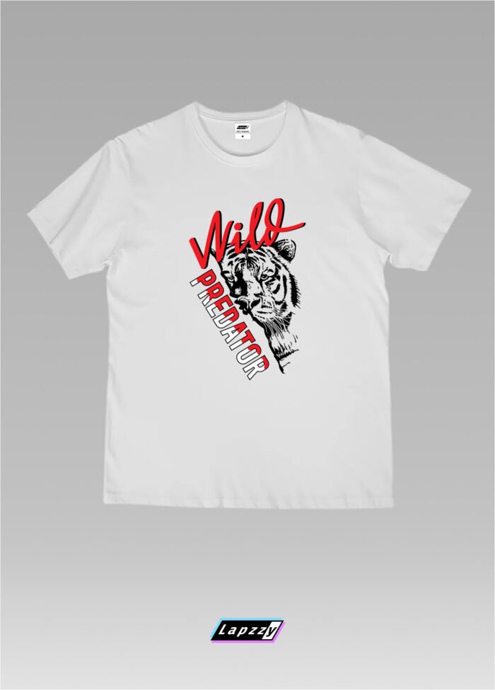 Wild Predator Unisex White Tee