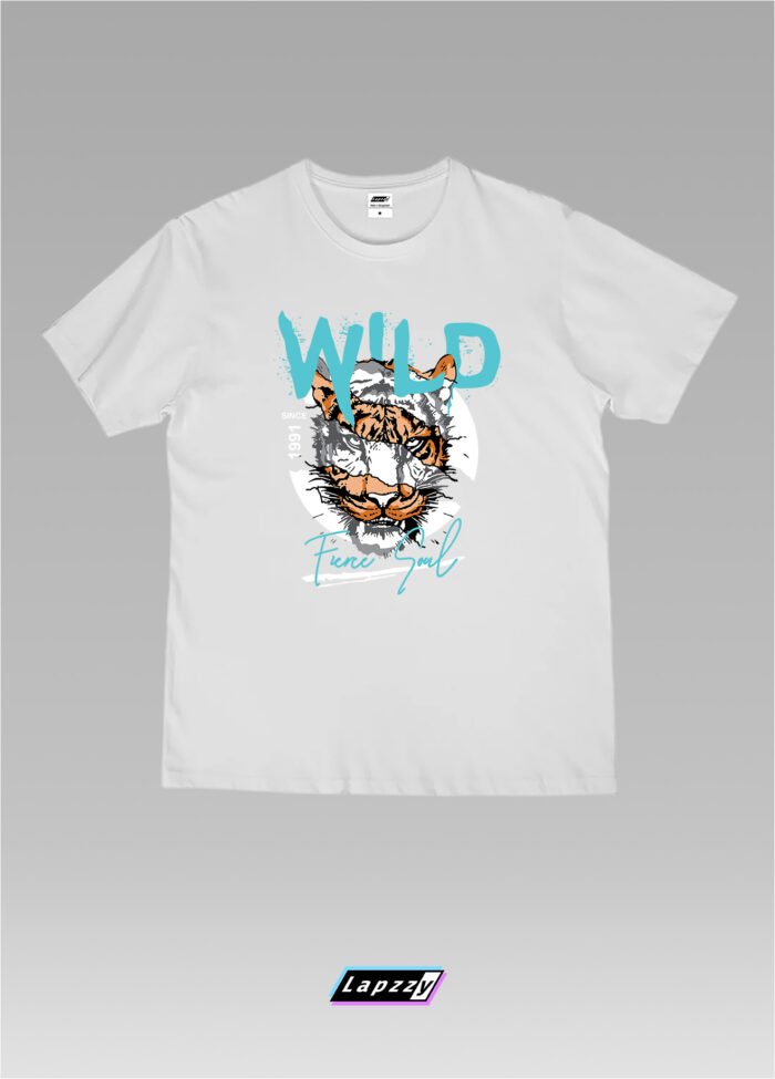 Wild Unisex White Tee