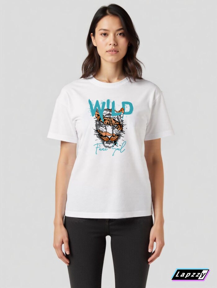 Wild Unisex White Tee